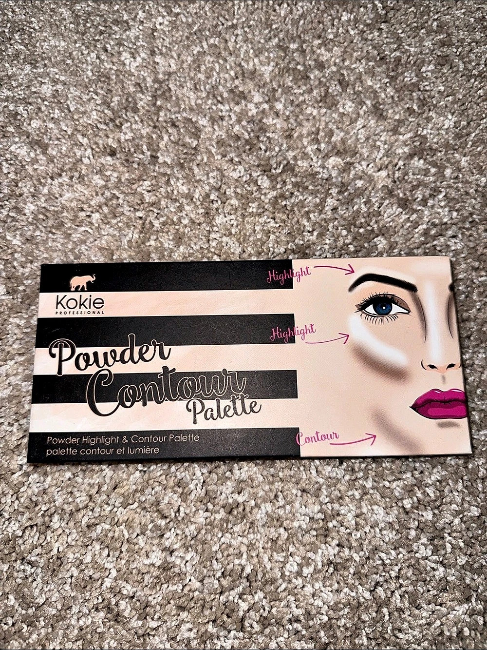 Kokie Powder Contour Palette 6-Shade Contour Palette